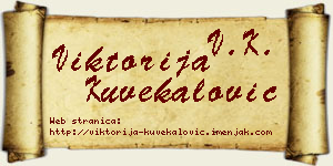 Viktorija Kuvekalović vizit kartica